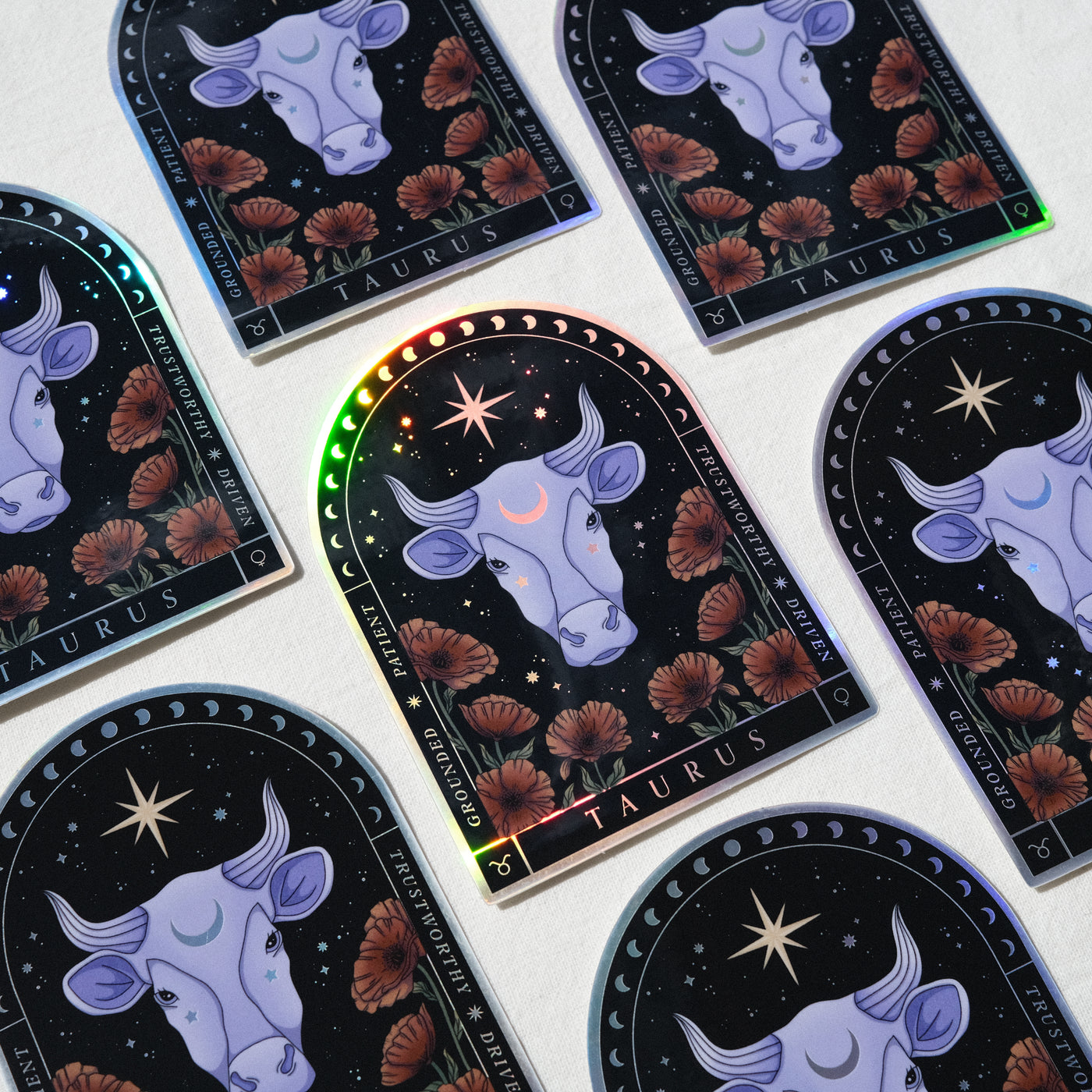 Taurus Holographic Sticker