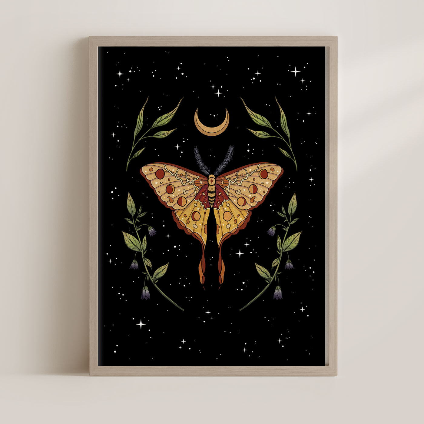 Autumn Moth Poster