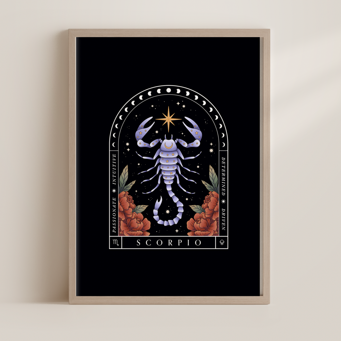 Scorpio Illustration Print
