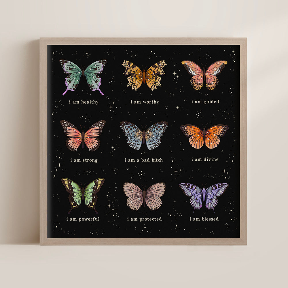 Butterfly Affirmation Print