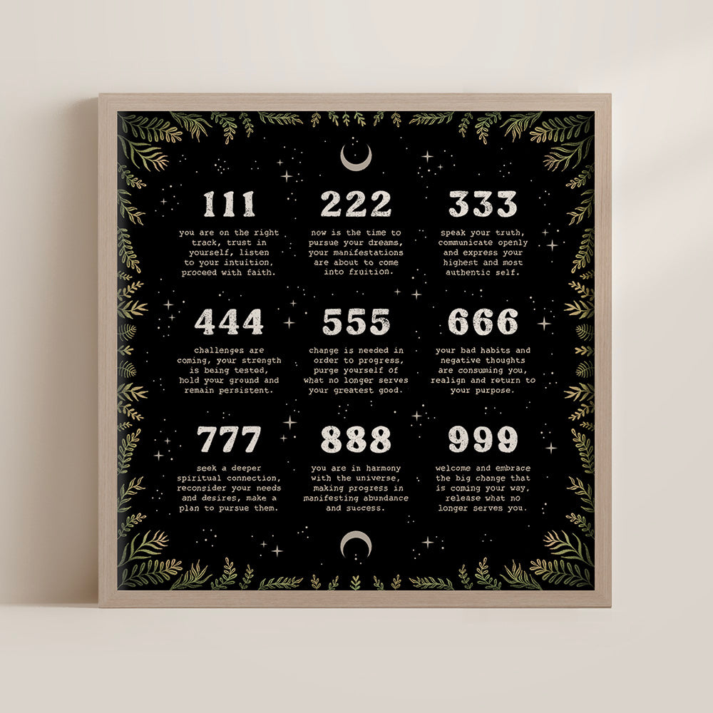 Numerology Print